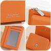 Baellerry Women Tri-fold Short Wallets Artificial Leather Fashion Zipper Coin Purse Card Holder
