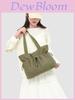 Fashion Plaid Tote Bag With Nylon Material For Casual Daily Use Womens Street Style