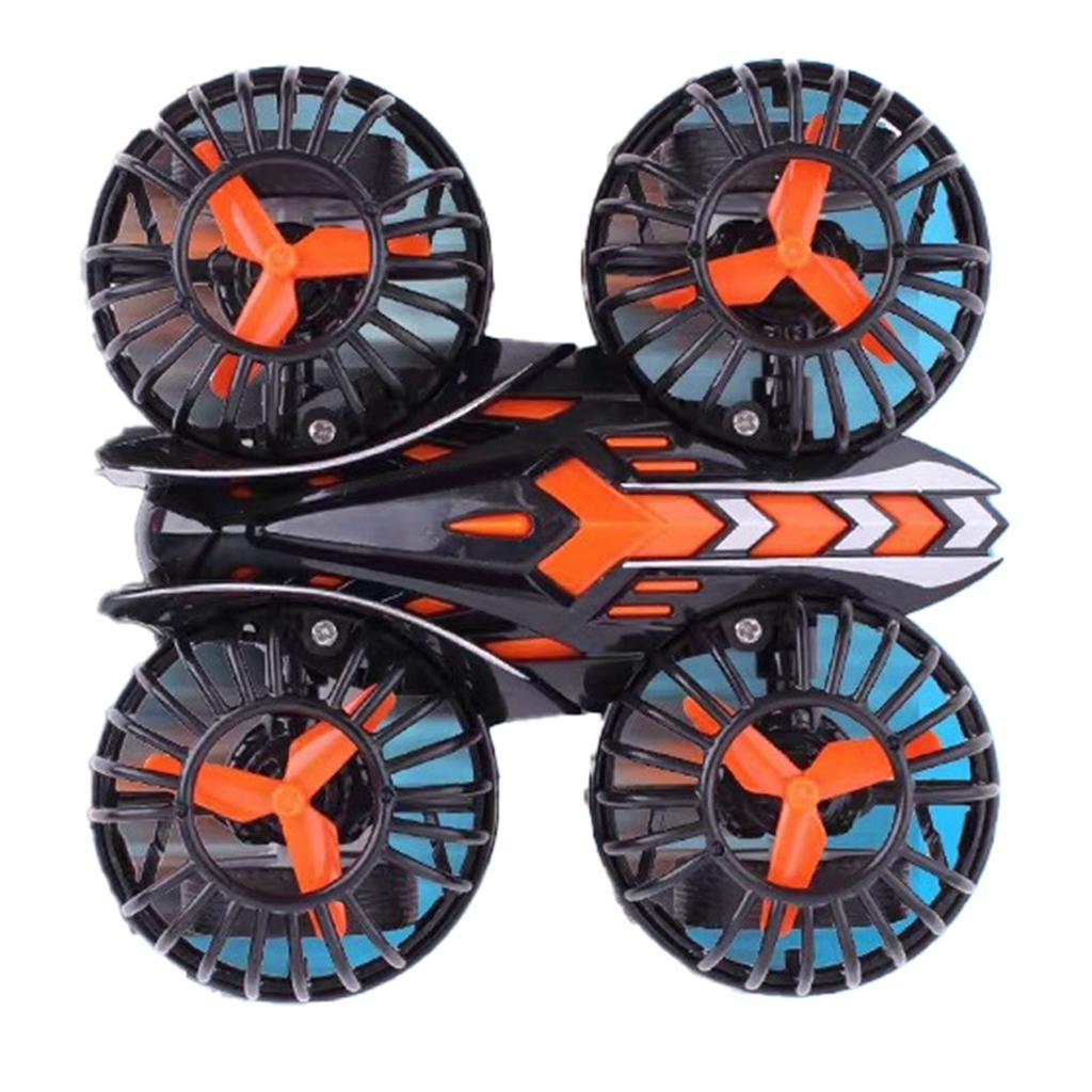 Flying Car Toy Inertia Quadcopter Fall Resistant Wear Resistant Flying Car Toy Gift for Little Boys Girls Black