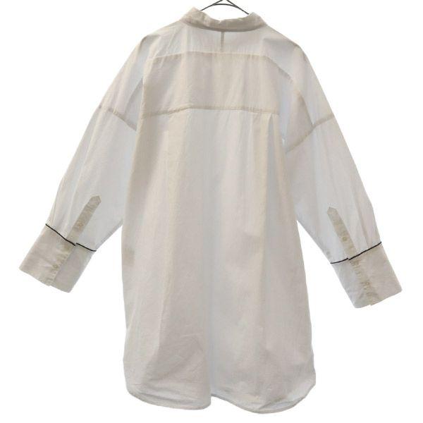 Mila Owen One Point Embroidery Long Sleeve Transformation Pattern Campaign Long Shirt Women Used