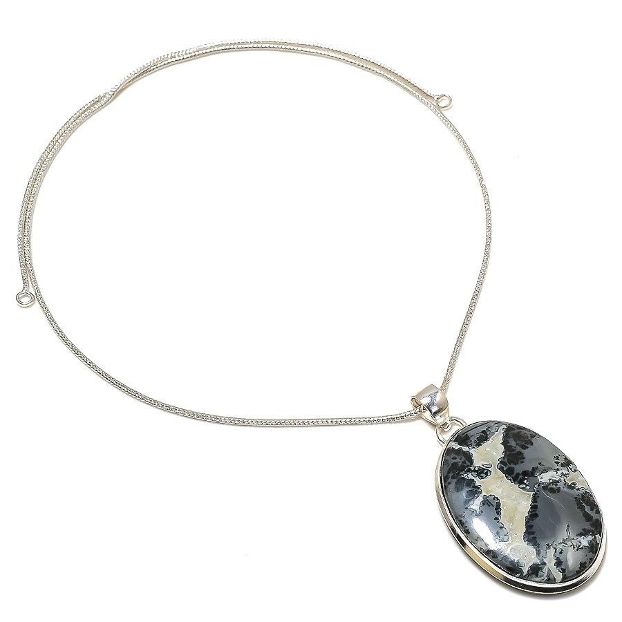 

Этническая ювелирная подвеска ручной работы с драгоценными камнями малингано яшма 2,21 дюйма SR-9436