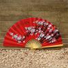 Elegant Traditional Chinese Large Size Decorative Fan Silky-11