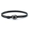 2mm Handmade Antique Rope Bracelet Simple Easy Hook Mens Armband Braclet