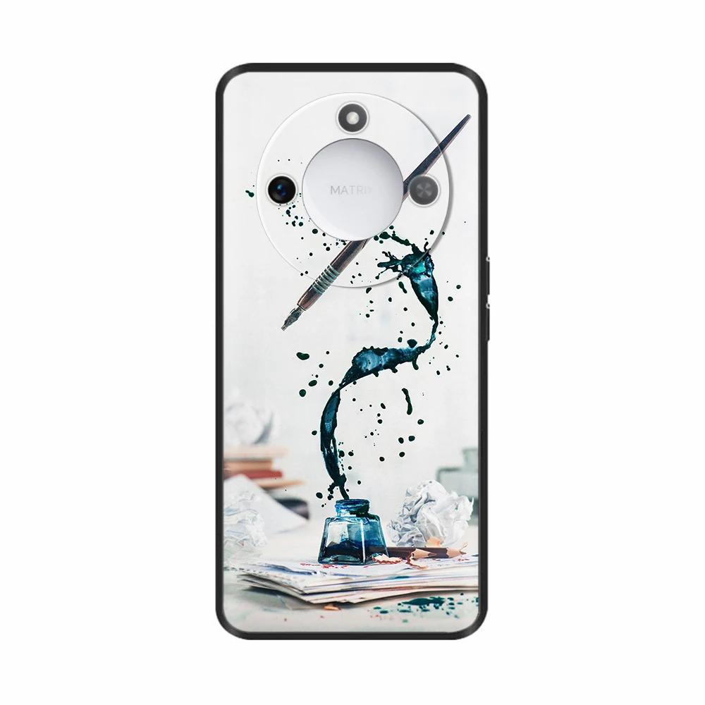 Shockproof Phone Case For Honor X9c Smart Case Cover Honor X60 Fundas Soft Black Silicone Protective Shell For Honor X9c Smart