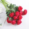 10piece Realistic Artificial Flowers For Home Decoration - Vivid Roses Complement Any Space Artificial Flowers In Vase