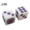 Dés de Jeu de Société 2 Pièces 25 MM Set de Mahjong, Décoratif pour Jeu de Table, Plateau Clair Numéro Fête Thème Casino, Accessoires Mah Jongg, Cadeau Hommes Femmes