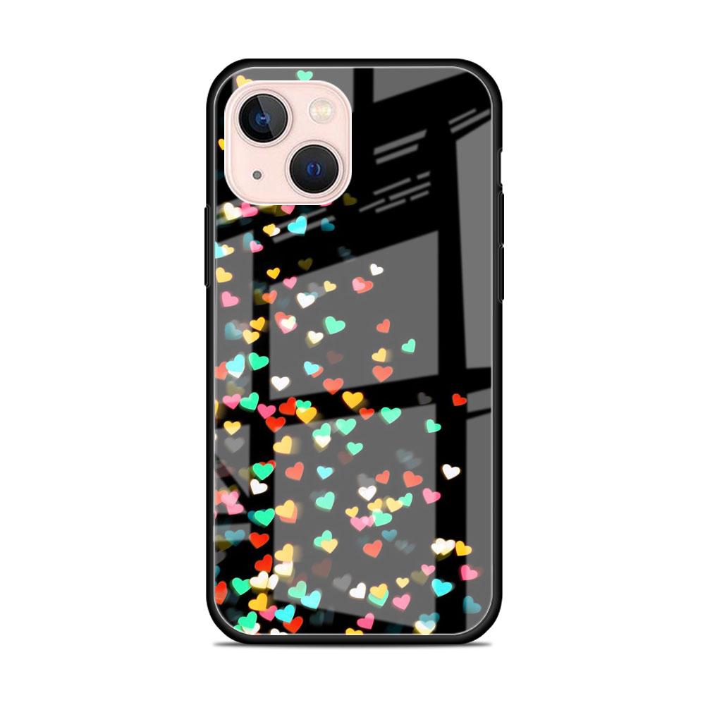 

Стеклянный чехол для Apple iPhone 14 13 Pro 11 12 7 8 Plus SE 2022 XR X XS Max 6 6S закаленный чехол для телефона LOVE Heart iPhone 6 6S