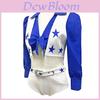 Set di Costumi per Performance di Cheerleader Ragazza per Partite di Calcio, Eventi e Spettacoli