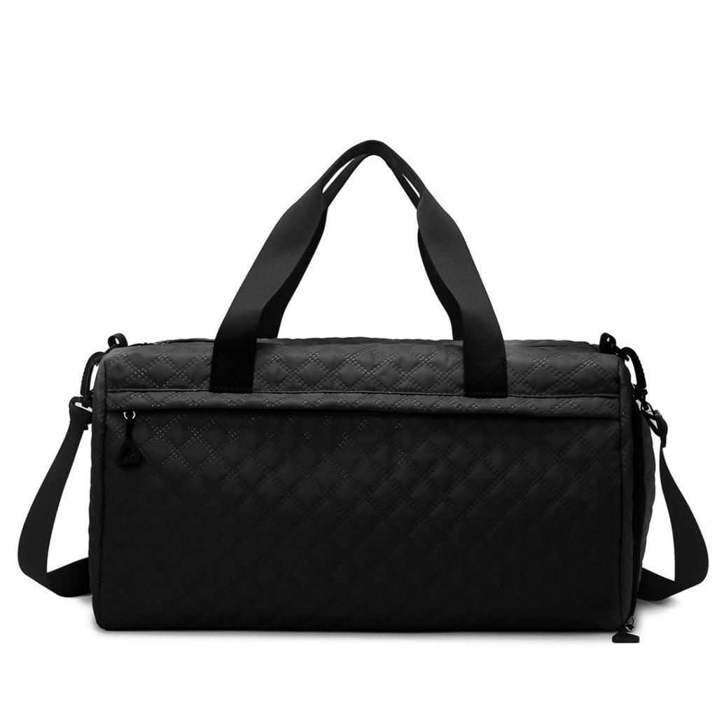 Dry and Wet Separation Sports and Fitness Bags for Going Out Large Capacity Diamond Casual Hand-held Travel Bags Can Be Put on The Lever and Shoe Bin