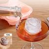 Rose Gefrorenes Eisform Silikongel Maker 4 Löcher Eiswürfelbehälter Kugelformer für Whiskey Hockey Gelee Modell Küchengerät
