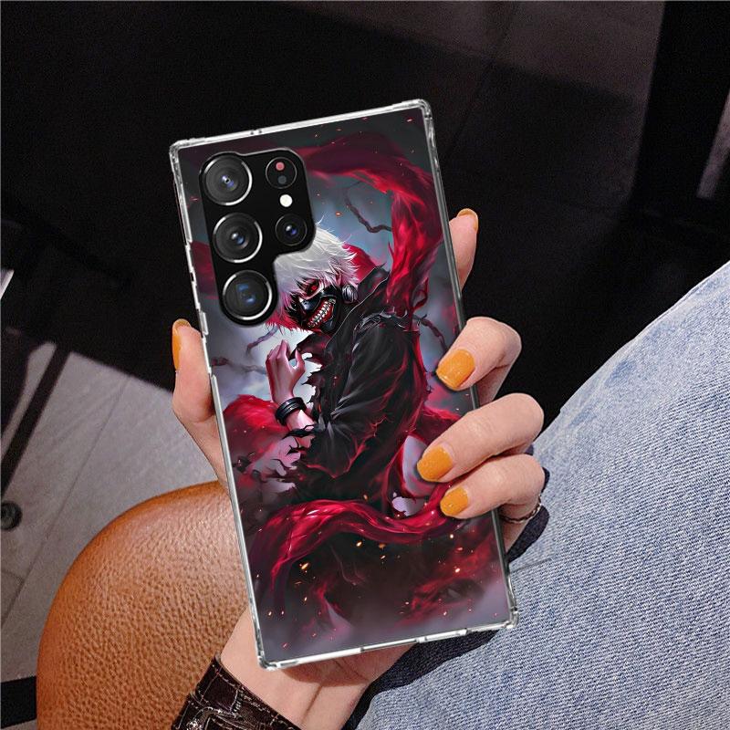 G-Ghoul Tokyo Kaneki Ken Phone Case For Samsung Galaxy S24 S25 Edge S26 Ultra S23 S22 S21 Plus S20 FE + Personalized Print Cover