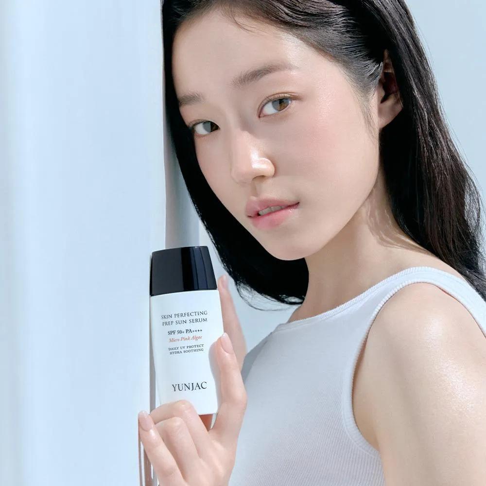 YUNJAC Skin Perfecting Prep Sun Serum 55ml (2 Opition) (Set/Single)
