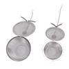 2pcs Mesh Tea   Stainless Steel Tea Strainer with   Hook Chain for Spice Soup Tea Herbs