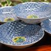 Waza No Kura Small Bowls, Stylish Kutani Ware Small Bowls, Set of 5, Yoshidaya Ewari Design, High-Quality Pottery, Japanese Tableware, Made In Japan