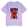 Anime Akira Vintage Washed T Shirts 90S Unisexga Shotaro Kaneda Graphic T-shirt Unisex Women Cotton Tee Tops Summer Oversized T-shirts