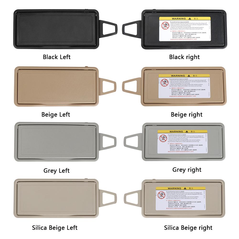 Auto Sonnenblende 2208100110 Auto Sonnenschutz Blende 2208100210 Make-up Kosmetikspiegel Abdeckung Links/Rechts für Benz S-Klasse W220 1998-2005