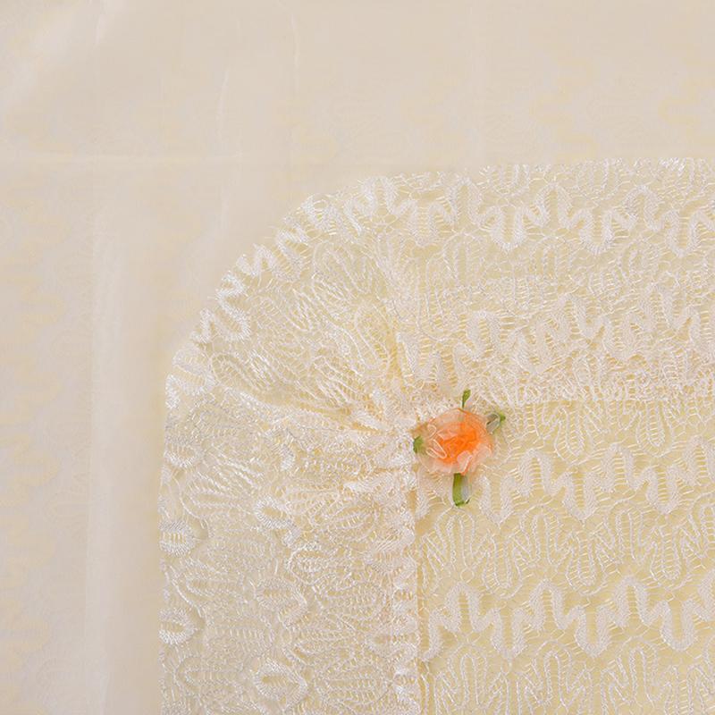 Lace Dustproof Tablecloth Tablecloths Party Decoration Nightstand Covers Rococo Floral Embroidery Table Decoration 70/100cm