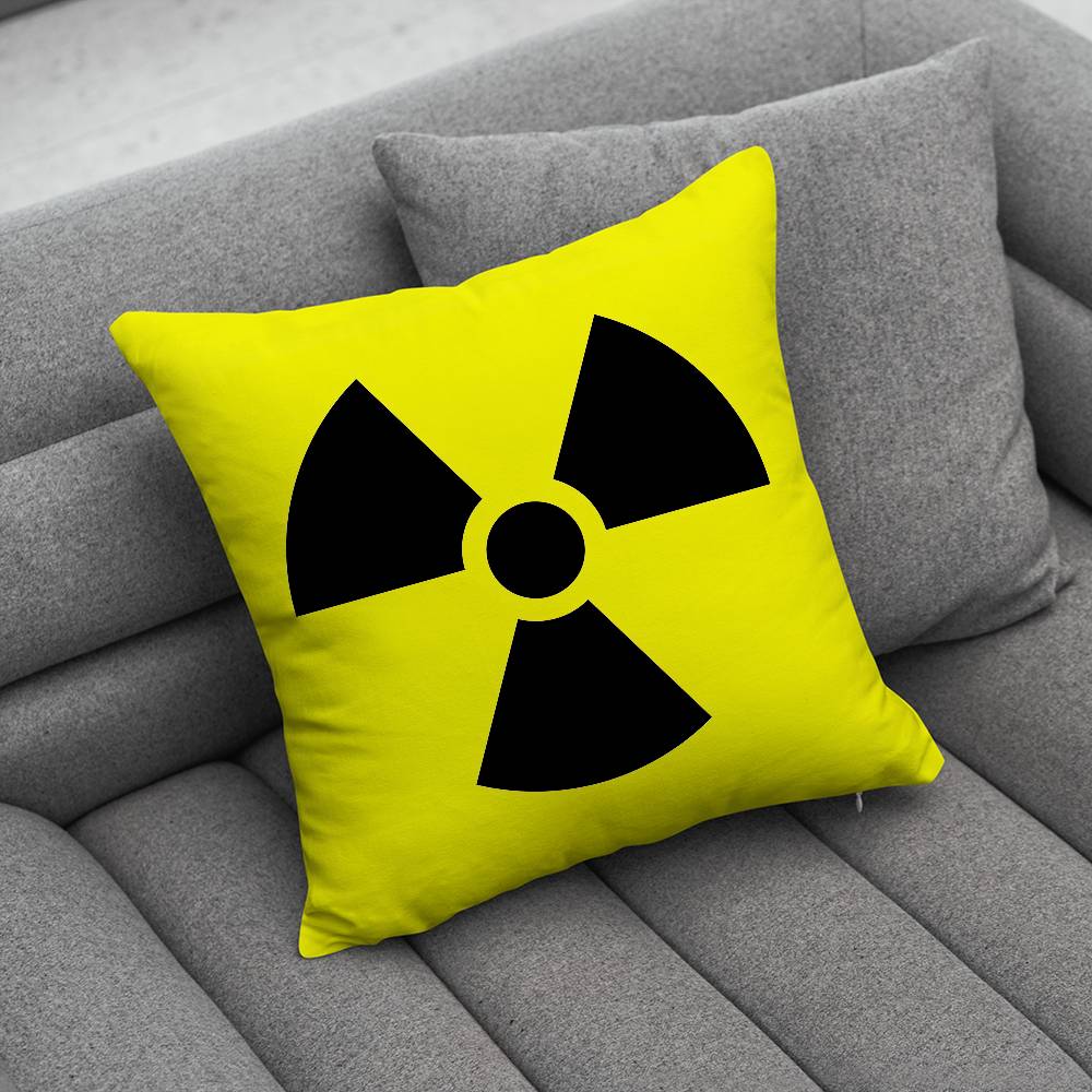 Umbrella Corporation Biohazard Nuclear Creative Patterned Pillowcases for Interior Decoration Office Living Room Home