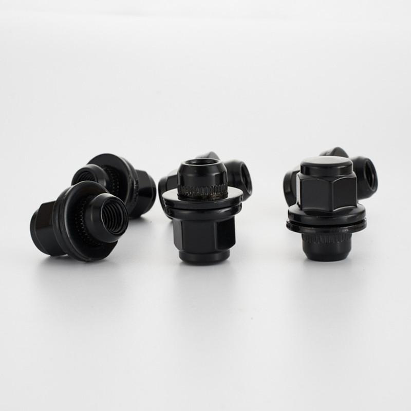37mm  Lug Nuts  OEM Factory Style Mag Seat Lug Nuts M12x1.5,m12x1.25,hex 21mm, black or sliver