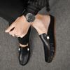 Fashion All-match Luxury Brand Male ShoesLightweight for Men Muller New Arrival Outdoor Men Casual Shoes Leather Mens Slip On Shoes