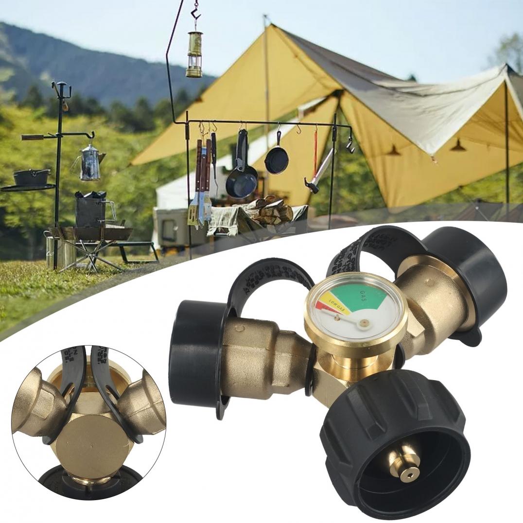 

Манометр для барбекю латунний пропановий адаптер Інструменти для барбекю