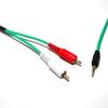 EXFORM Gadget Pro Cable Mini Stereo to Split RCA Made in OFC GRCA-PX2-1.5M / 3.5mm Plug, Japan, - 1.5M