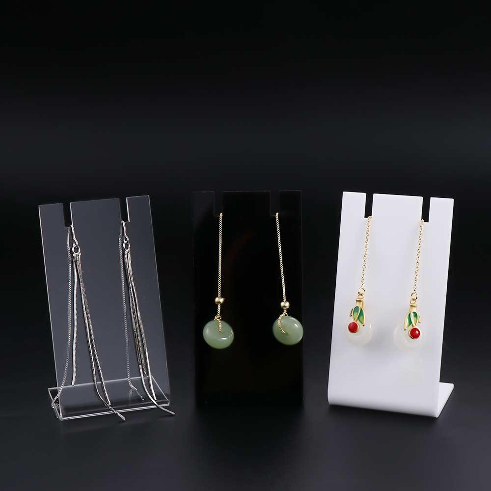 Display For Girls Jewelry Organizer Ornaments Women Jewelry Holder Transparent Earring Display Rack