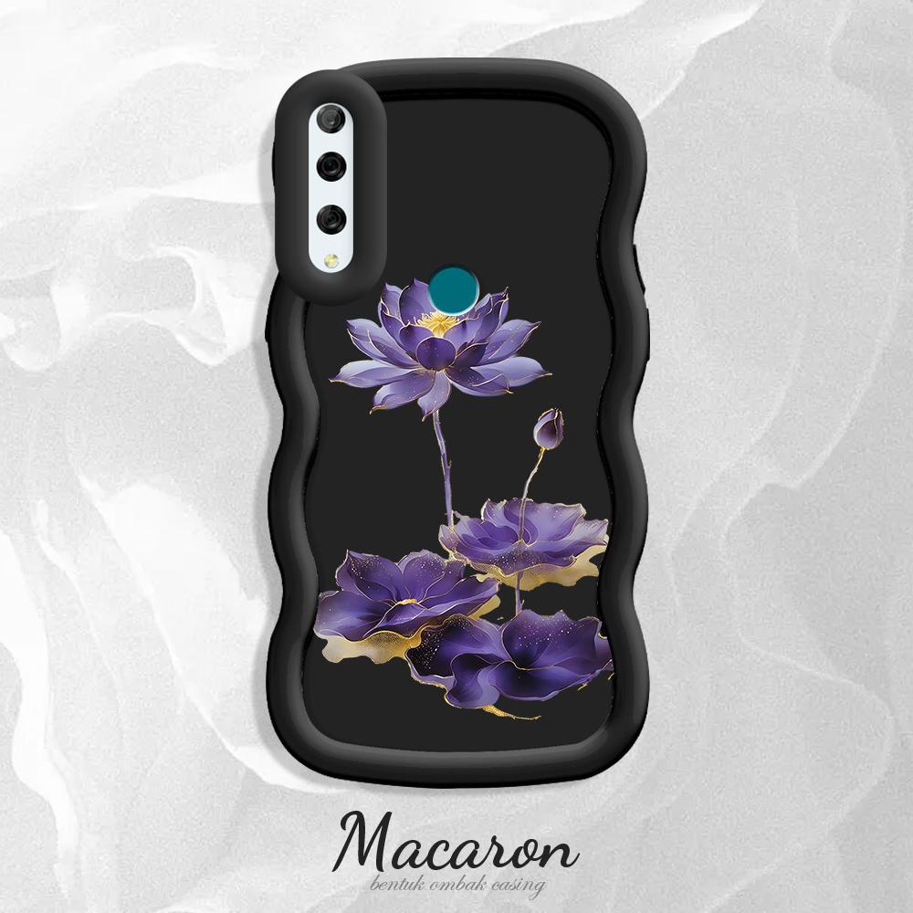 Gemaltes Muster Big Wave Edge Weiches Silikonmaterial Macaron-Telefongehäuse Stoßfestes Schutzgummigehäuse für iPhone Huawei Honor Infinix Tecno