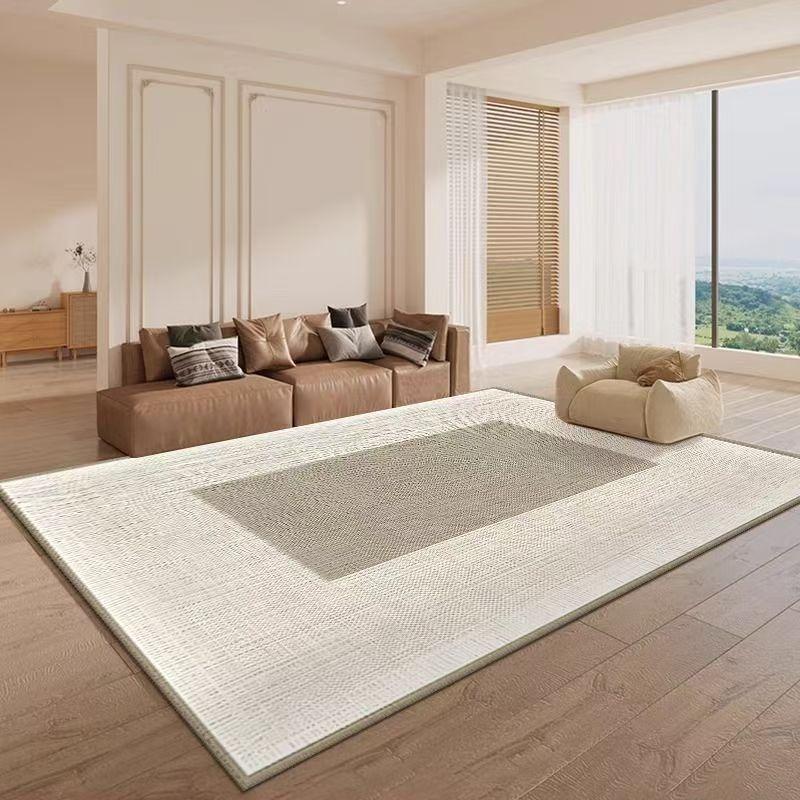 Minimalist Modern Living Room Rug Premium Sofa Coffee Table Carpet Full Coverage Bedside Floor Mat for Home Decor Very Beautiful