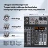 12V Netzteil Außenbereich Haus KTV 4/6-Kanal Mixer Audiosystem 99DSP Bluetooth 5.0 USB-Eingang Mixer