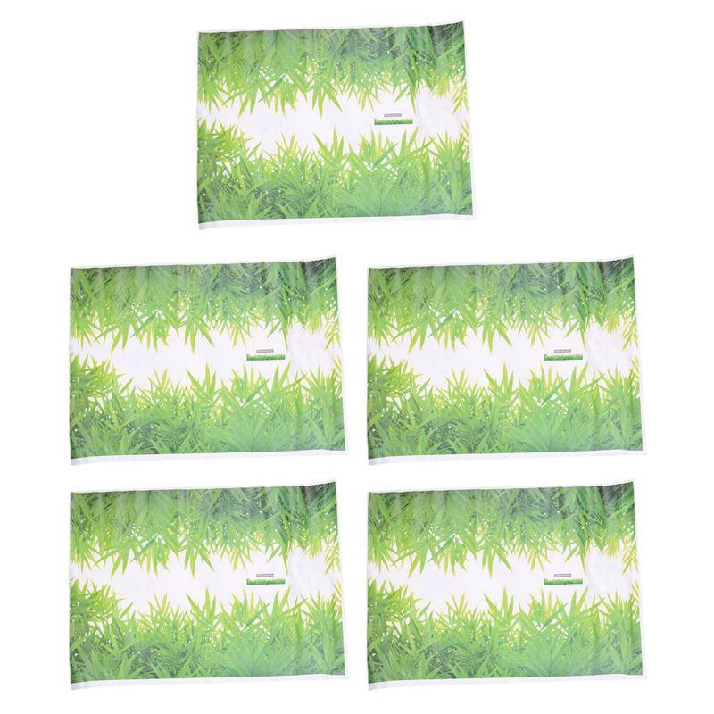 

ABUL-5X DIY Green Grass Wall Sticker Removable Wall Decor Waterproof Bedroom Mural Decal зелений