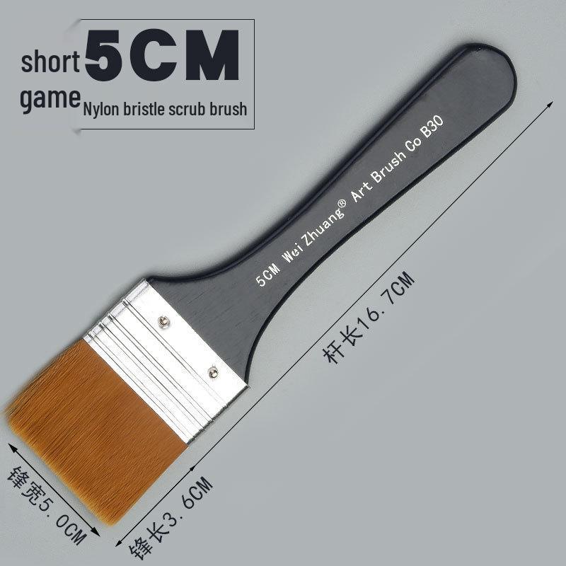 Cross-Border Nylon and Hog Bristle Art Texture Brushes for Oil, Gouache, and Wall Painting