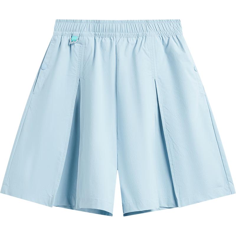 LI-NING Girls  Ice-Feel Sun Protection Woven Sports Shorts 130