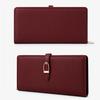 Imitation Cowhide Women's Long Wallet Portable Clutch Bag 20*10.5cm