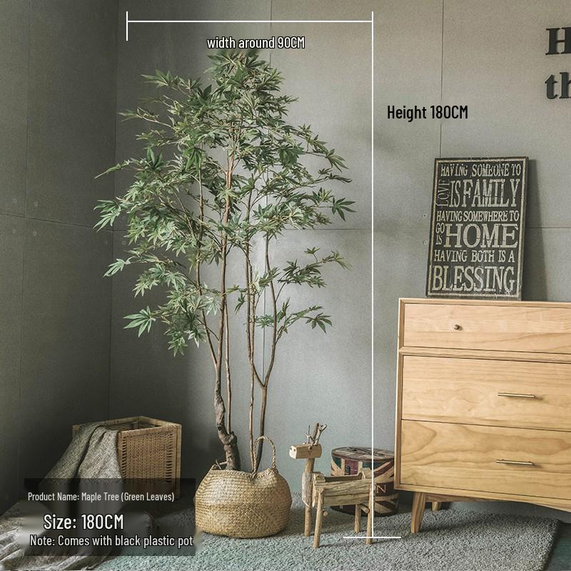 Luxury Fiddle-Leaf Fig Artificial Tree - Large Indoor Potted Plant Decor.