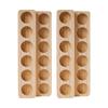 Space Saving 12 Compartment Essential Oil Shelf Durable Double Deck Display Holder For Spa And Personal Collection