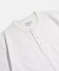 ESPIONAGE Wide Henley Pocket Tee Off White