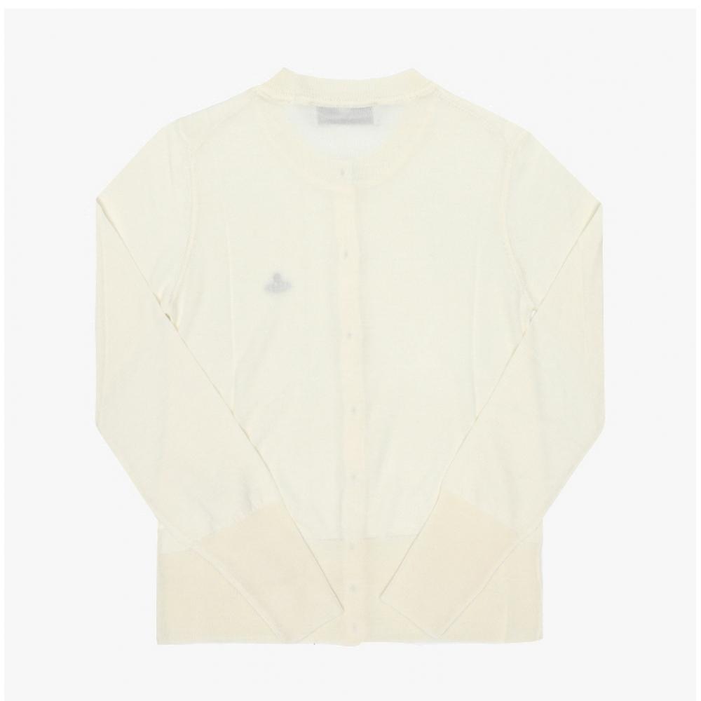 Vivienne WeStwood Women S Cardigan Wool Silk Bear Orb Logo 1803002p Y001a A408