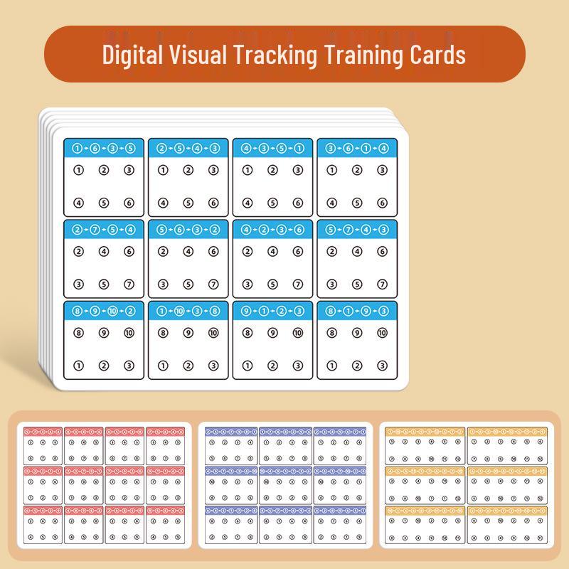 Children's Early Education Visual Tracking and Memory Cards: Shape Recognition & Hand-Eye Coordination Toy