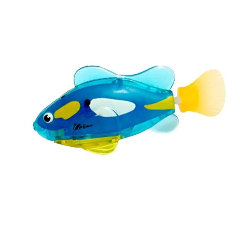 Katzenspielzeug LED Induktiv Interaktiv Schwimmender Roboter Fisch Spielzeug Leuchtende Elektrische Fische Stimulieren Kätzchen Jagdinstinkt Haustierprodukte