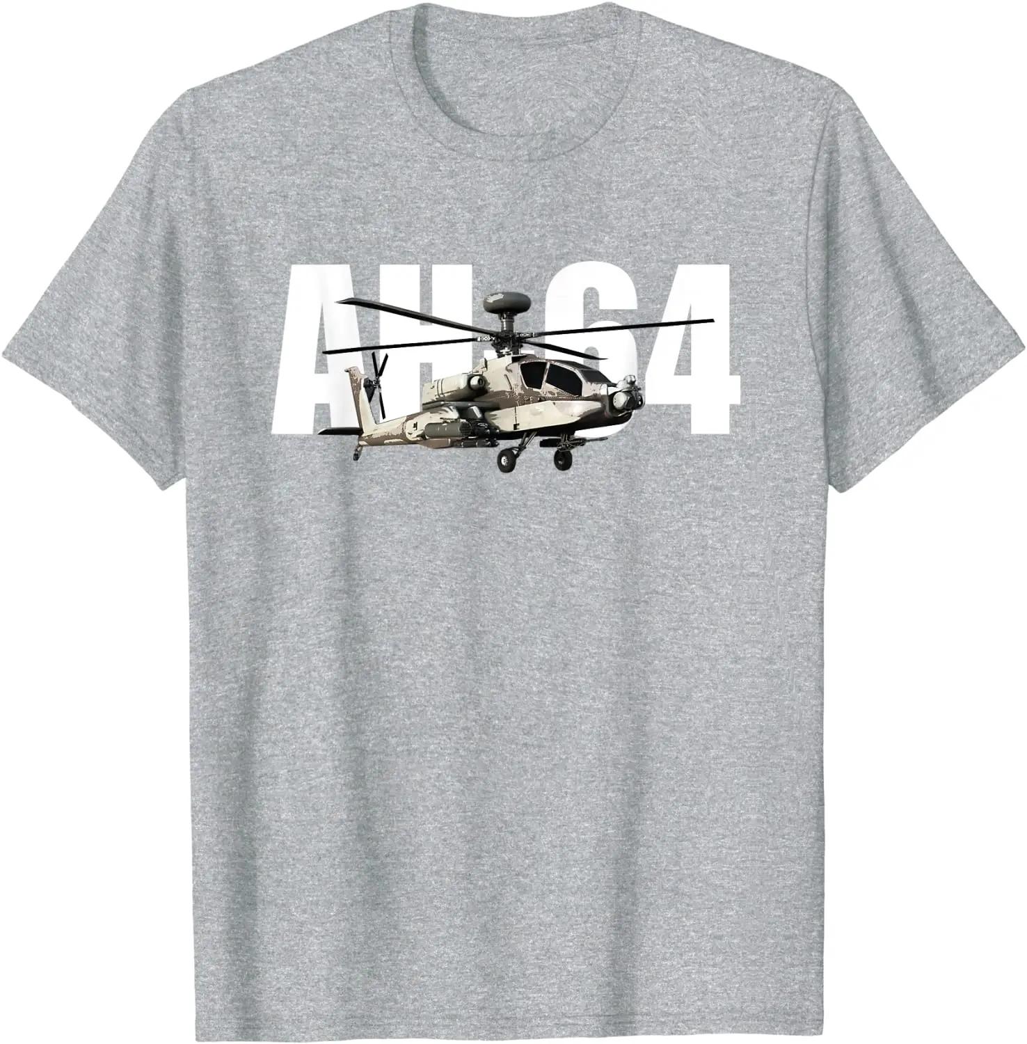 

AH64 Apache Helicopter Gunship TShirt Summer Cotton Short Sleeve ONeck Mens T Shirt New S3XL S