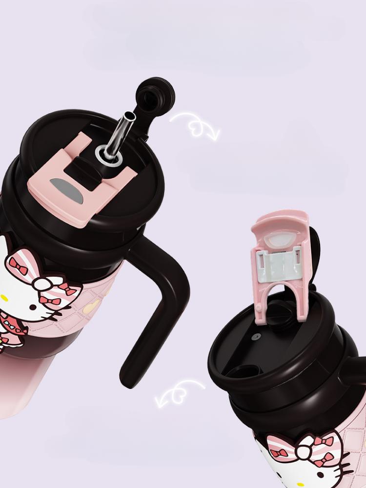 Sanrio Hello Kitty Thermos Bottle 316 Stainless Steel Thermos Double Layer Insulation for Cold & Drinks Portable Travel Mug