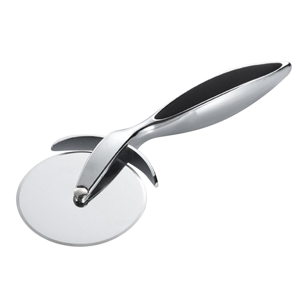 Zinc Alloy Pizza Cutter Wheel with Stainless Steel Blade Ergonomic Handle Baking Tool for Cutting Pizza and Pastry At Home Kitchen Use