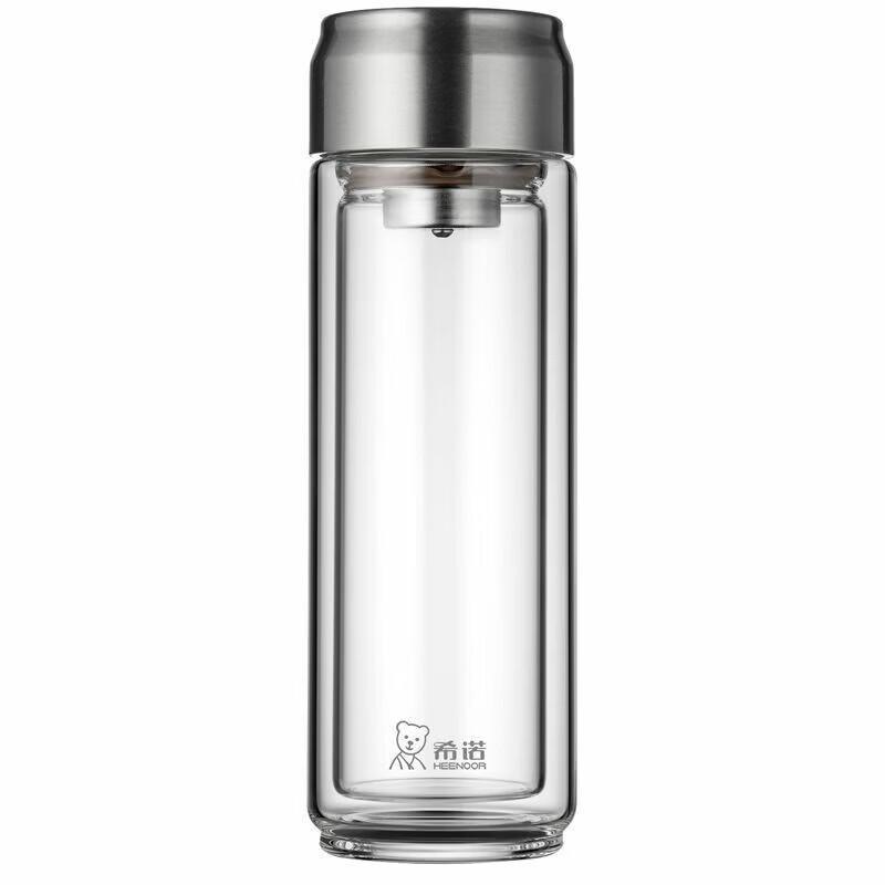 HEENOOR XN6775 Double-Layer Portable Glass Cup