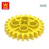 72Pcs/lot NO.3648 24 Gears Worm Gears Block Moc Colour Accessories Works With featuring Brick DO IT YOURSELF Children's Toy Assembly Parts