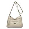 Large Capacity Shoulder Bag Women's Crossbody Bag Soft Leather Mother Bag