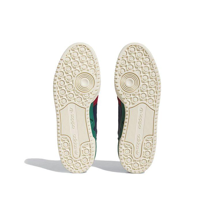 Adidas Forum Exhibit Low 2.0 Navy Burgundy Green Unisex Sneakers Red Team-Collegiate-Burgundy Collegiate-Navy HQ7116