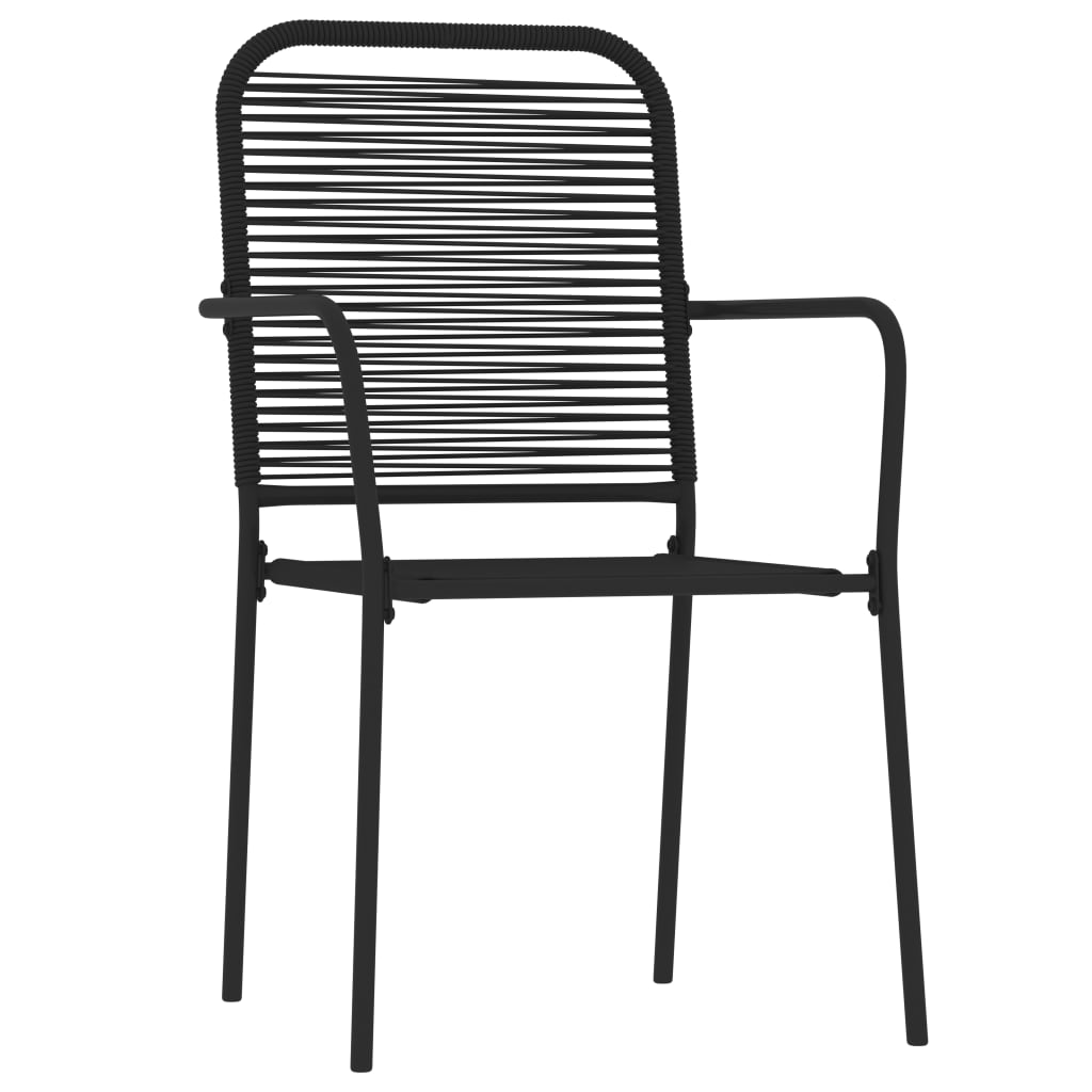 Vidaxl 5-Piece Garden Furniture Set, Black
