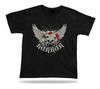 Devil Skeleton Skull Roses Modern Stylish T Shirt Tee Design Birthday Apparel