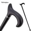 Black Wooden Single Joint Fashion Walking Stick Decorative Cospaly Party Walking Cane Halloween Mace Crutch Wand Crosier 95cm